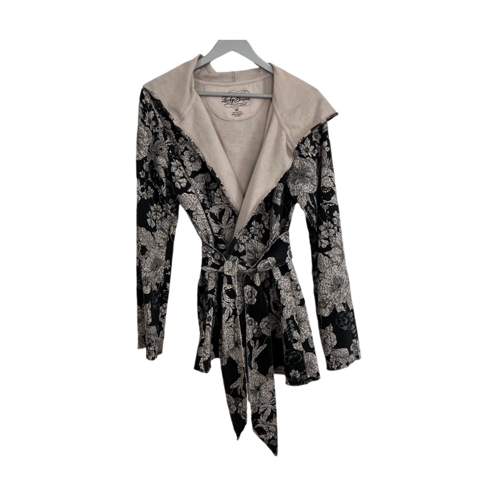 Vintage Lucky Brand French Terry Kimono Size XL